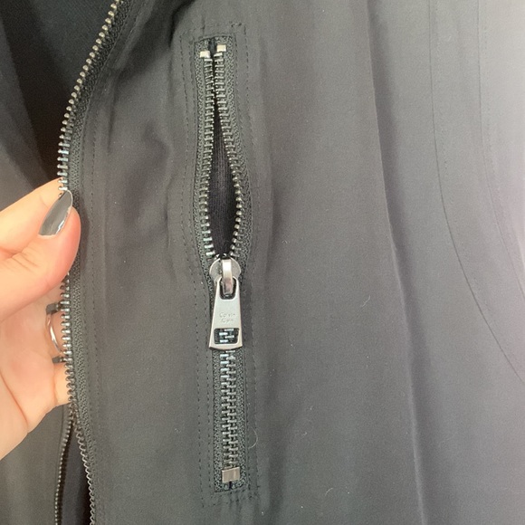 Calvin Klein vest black size L zipper not working 100% cotton - Picture 4 of 8